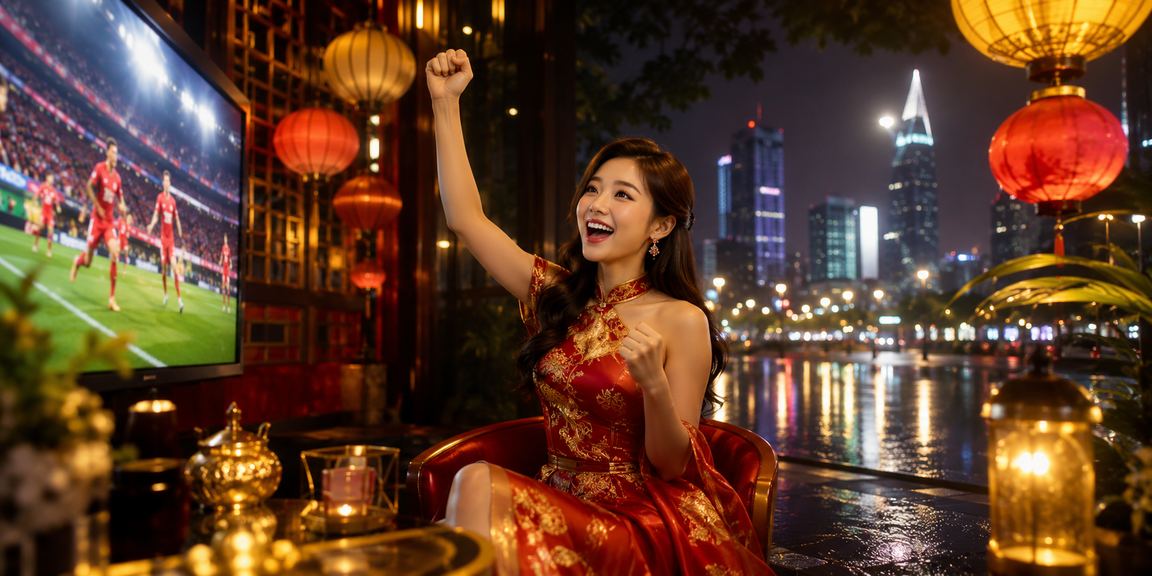Không khí đêm hội jackpot tại TP. Hồ Chí Minh với đèn lồng rực rỡ